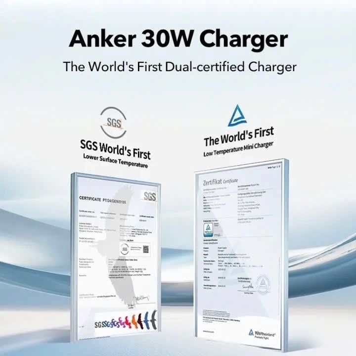 Cốc sạc TypeC Anker Zolo 1C 30W_A2698111