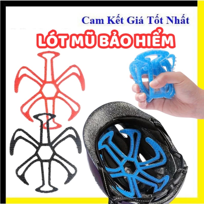 Miếng Đệm Silicon Lót Mũ Bảo Hiểm 6-8 Nhánh màu ngẫu nhiên / inbox