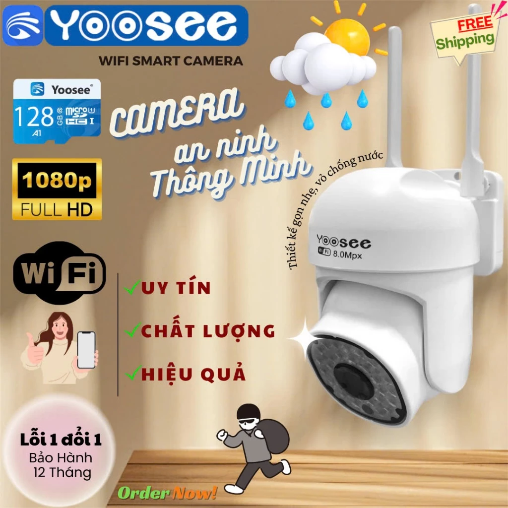 Camera Wifi Yoosee A13 ngoài trời