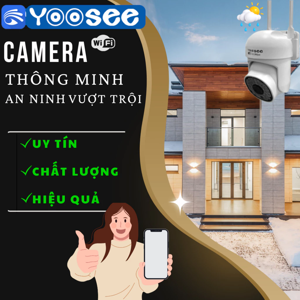 Camera Wifi Yoosee A13 ngoài trời