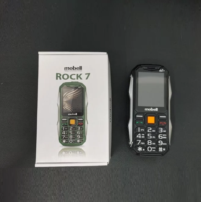 Điện thoại Mobell Rock 7 4G Kiêm sạc dự phòng pin 5500mah