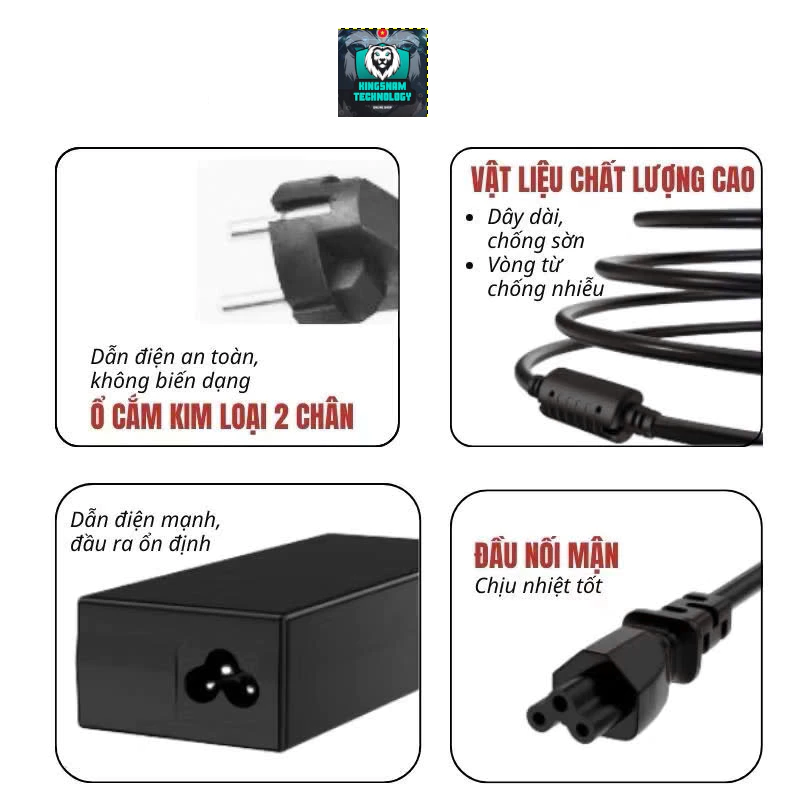Sạc laptop Dell 19.5V/4.62A (4.5*3.0)