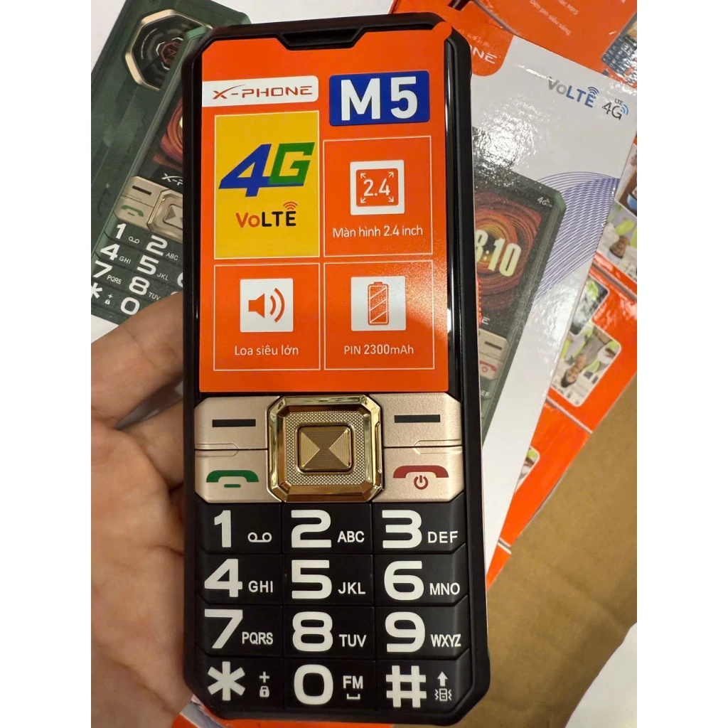 Điện thoại Xfone M5 auto 4G Mh 2.4in