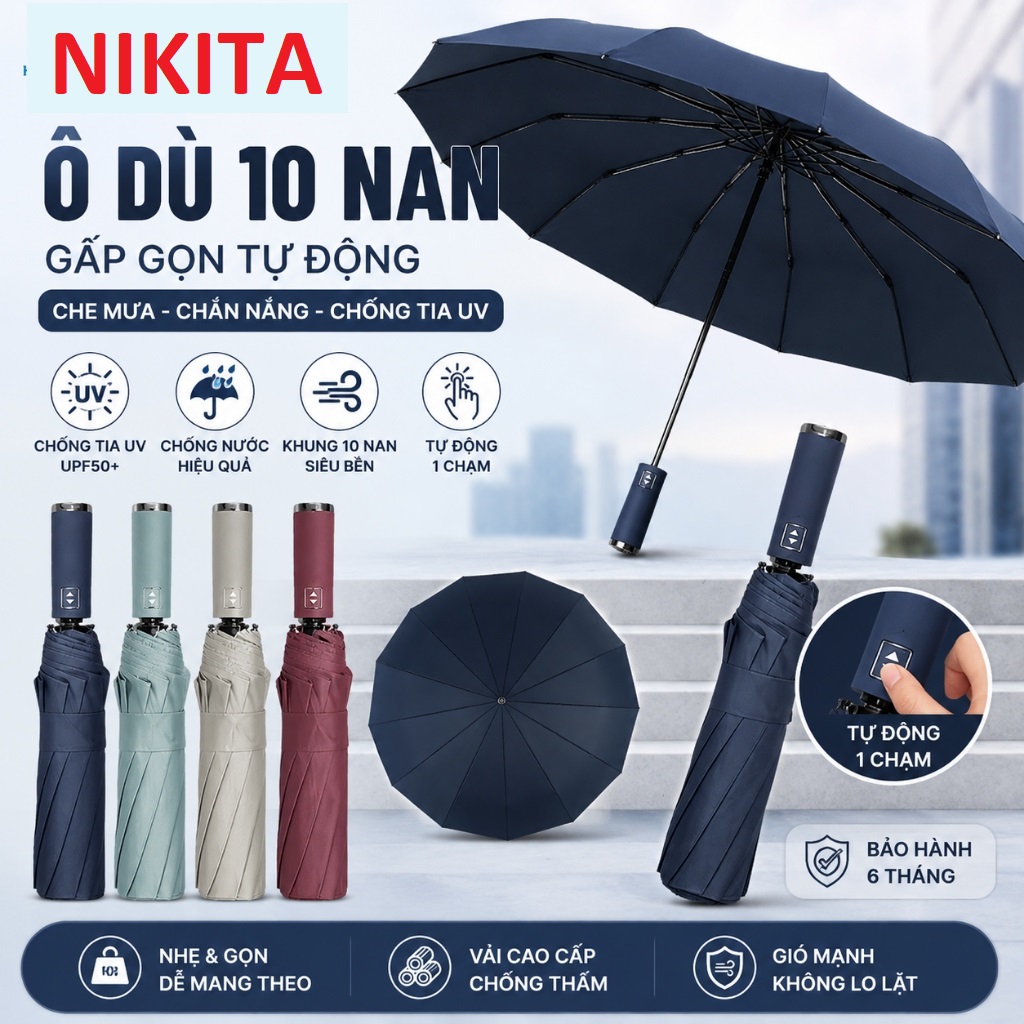 Cây Dù đi Nắng, Mưa Tự động NIKITA