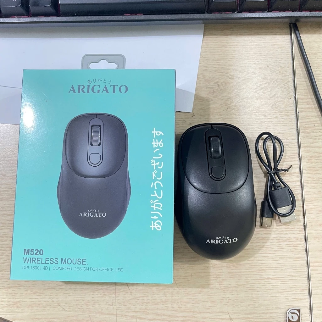 Chuột không dây sạc bluetooth Arigato M520