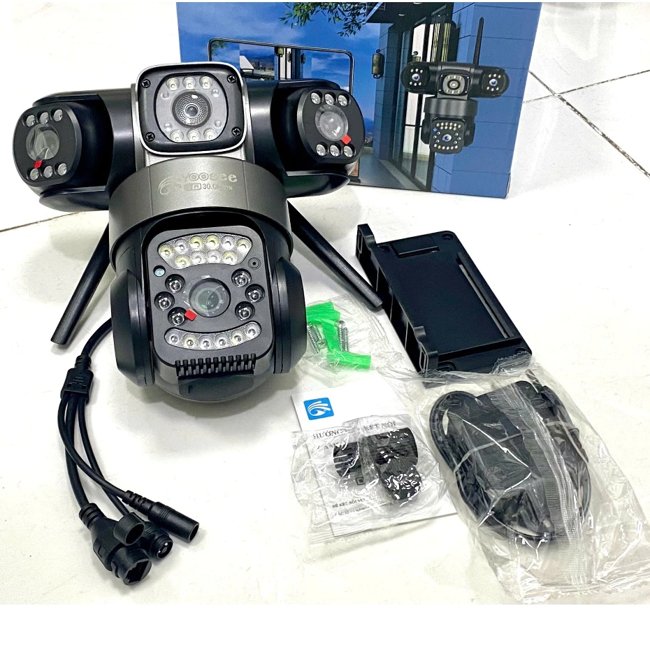 Camera Wifi Yoosee P34 4 mắt ngoài trời