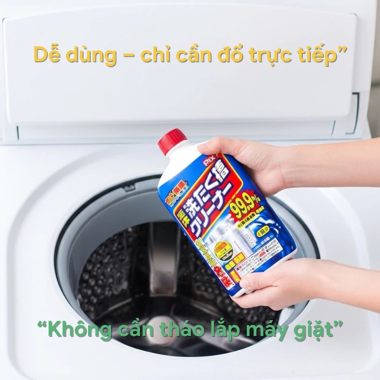 Chai nước tẩy lồng máy giặt Nội địa Nhật Bản 550ml.