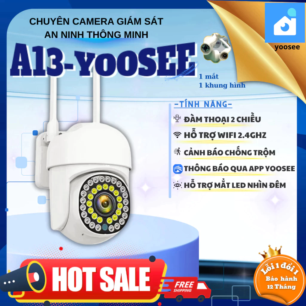 Camera Wifi Yoosee A13 ngoài trời