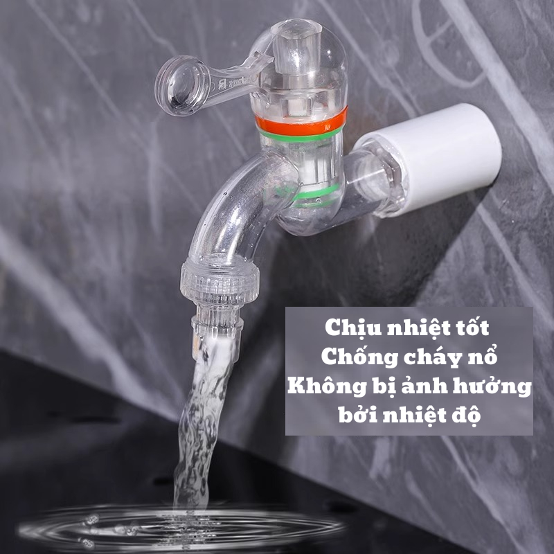 Vòi Nước Nhựa Trong Suốt