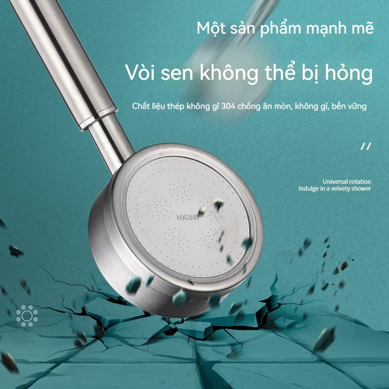 Vòi Sen Nhà Tắm INOX 304 Tăng Áp Lực Nước