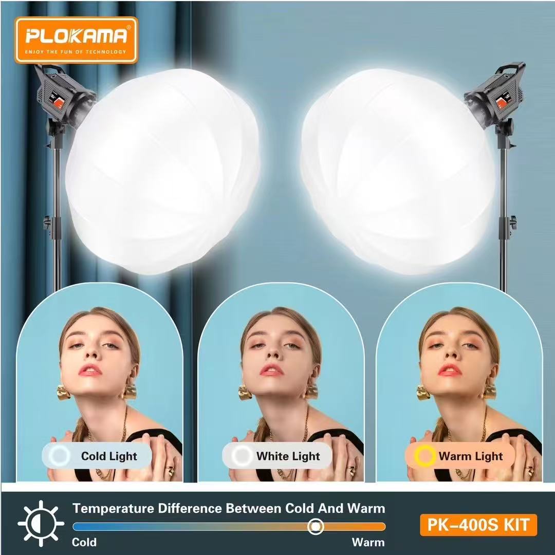 Đèn trùm chụp ảnh PLOKAMA PK-400s 200W siêu sáng