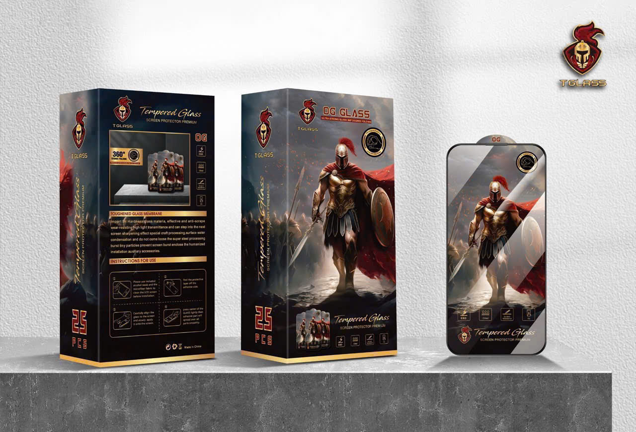 Cường lực Iphone XsMax, 11promax 100k Tglass-T03/04/Khỉ/Giáp