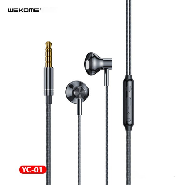 Tai nghe dây đầu tròn Wekome YC01 3.5 cao cấp