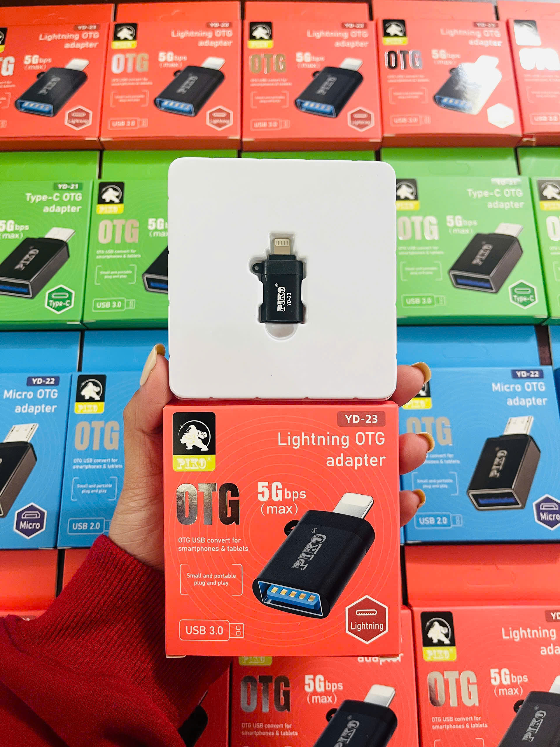 Đầu Chuyển OTG Piko YD-23 USB ra Lighting Ip