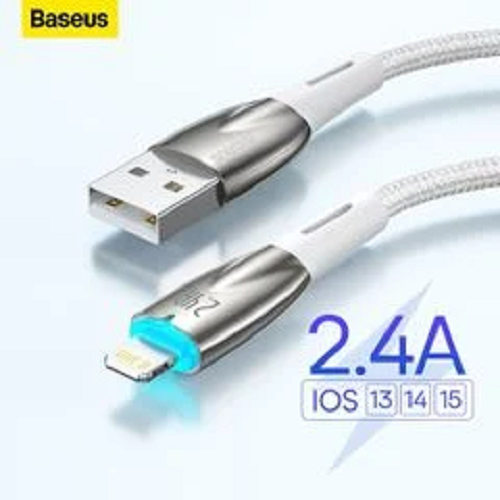 Cáp sạc Usb-Lighting Nhanh Baseus Glimmer 1M