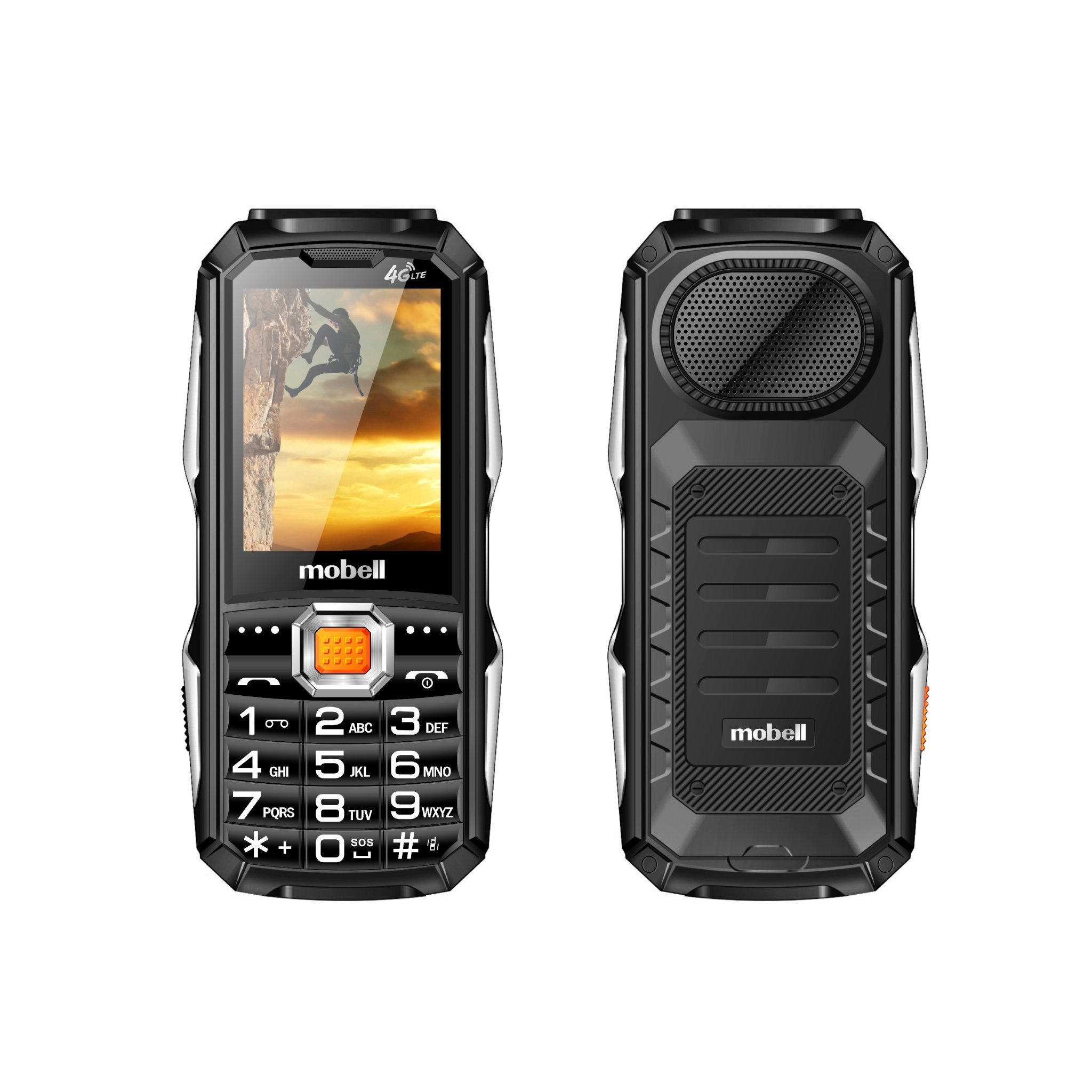 Điện thoại Mobell Rock 4 Chính hãng - Sóng 4G chuẩn