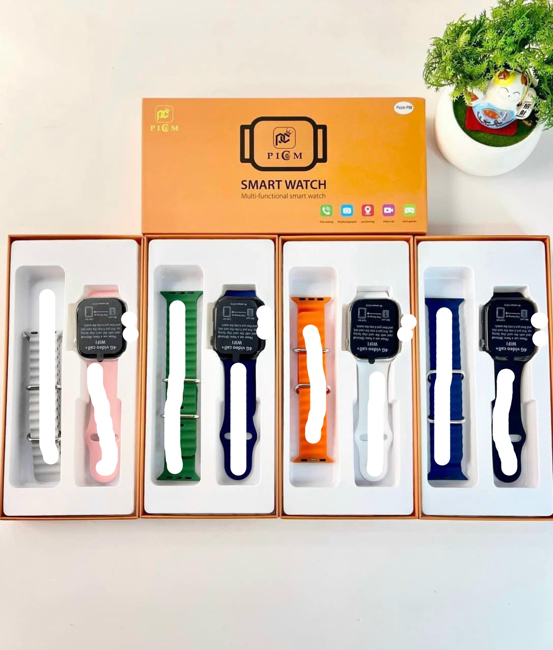 Đồng hồ định vị trẻ em Picom P68 plus đen