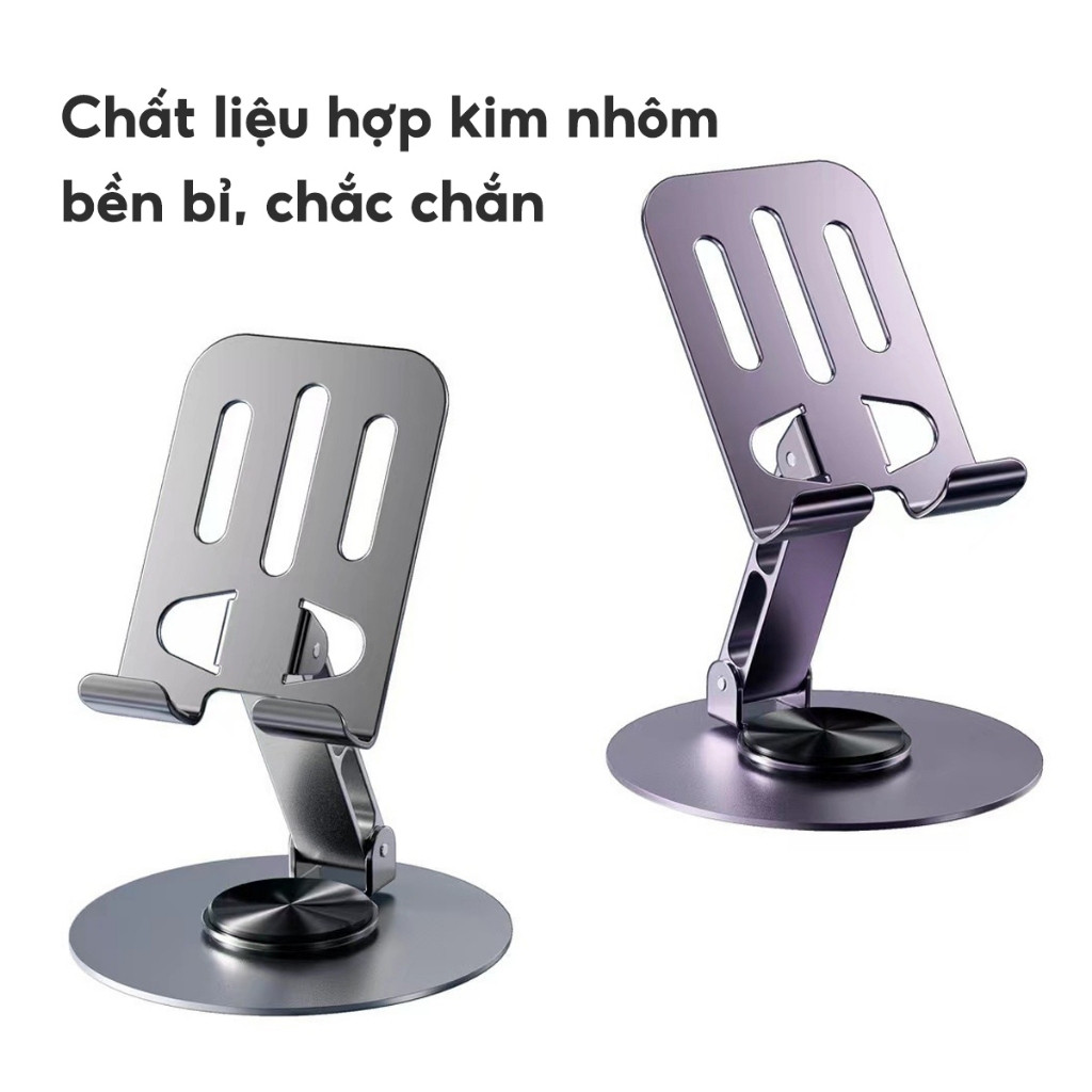 Kệ giá đỡ điện thoại kim loại xoay 360 S355, L1