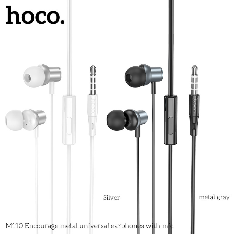 Tai nghe dây Đầu tròn đầu 3.5 Hoco M110