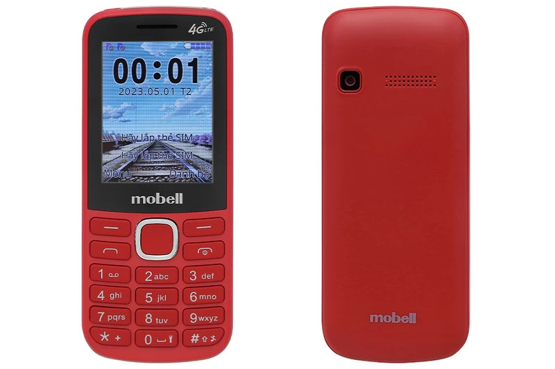 Điện thoại Mobell M331 4G Chính hãng - Sóng 4G chuẩn