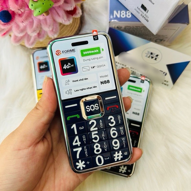 Điện thoại Forme N88 4g Chính hãng - Sóng 4G chuẩn