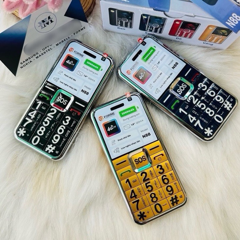 Điện thoại Forme N88 4g Chính hãng - Sóng 4G chuẩn