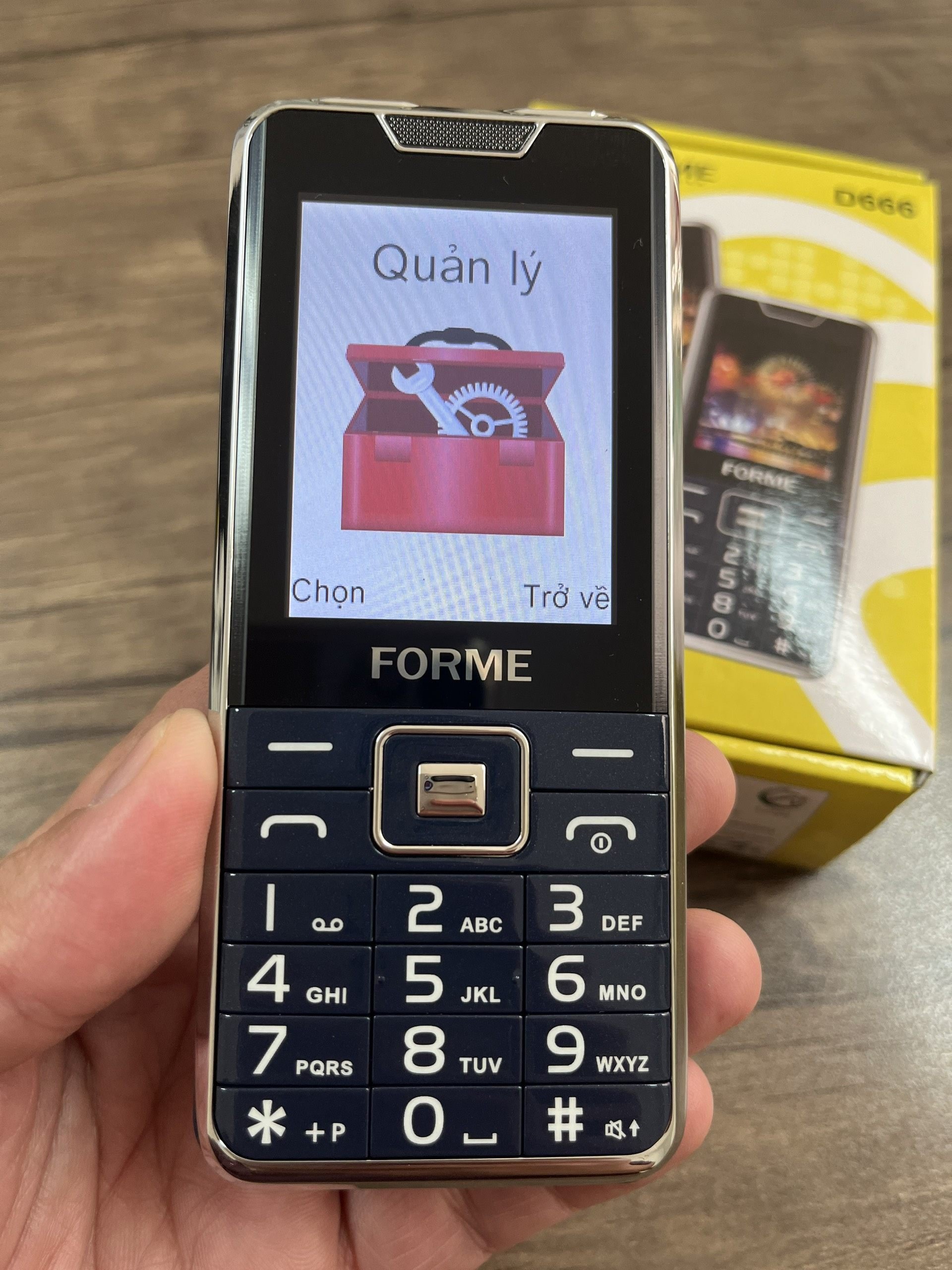 Điện thoại Forme D666 4g Chính hãng - Sóng 4G chuẩn