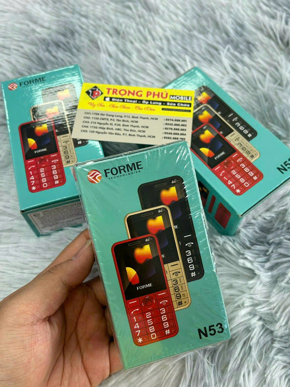 Điện thoại Forme N53 4g Chính hãng - Sóng 4G chuẩn