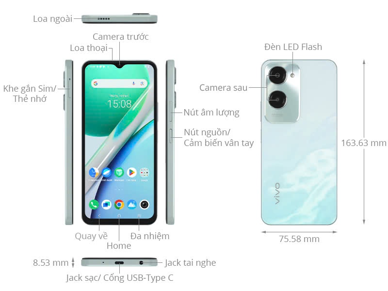 Vivo Y18s Mới