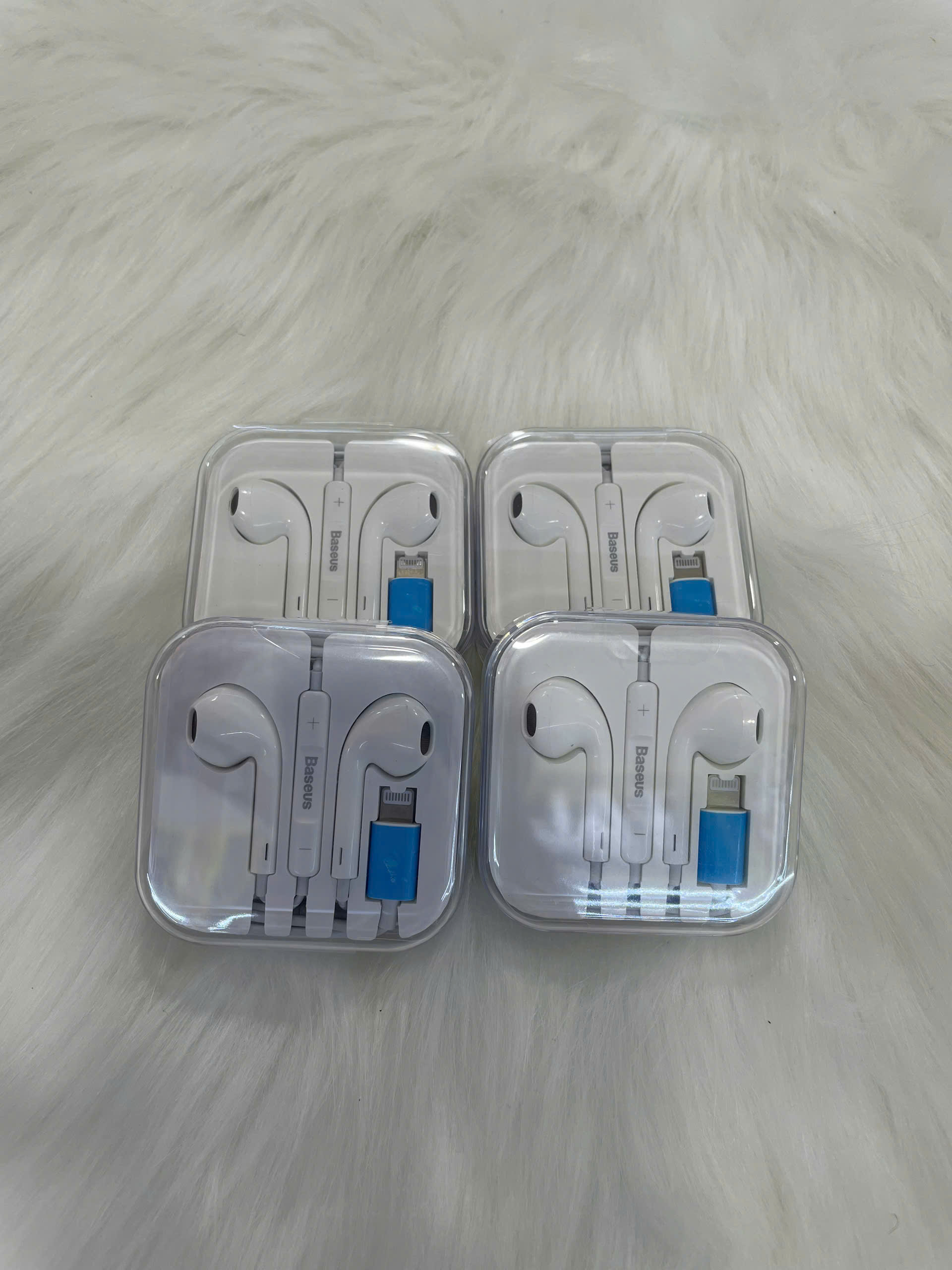 Tai nghe dây đầu Lighting baseus Trắng