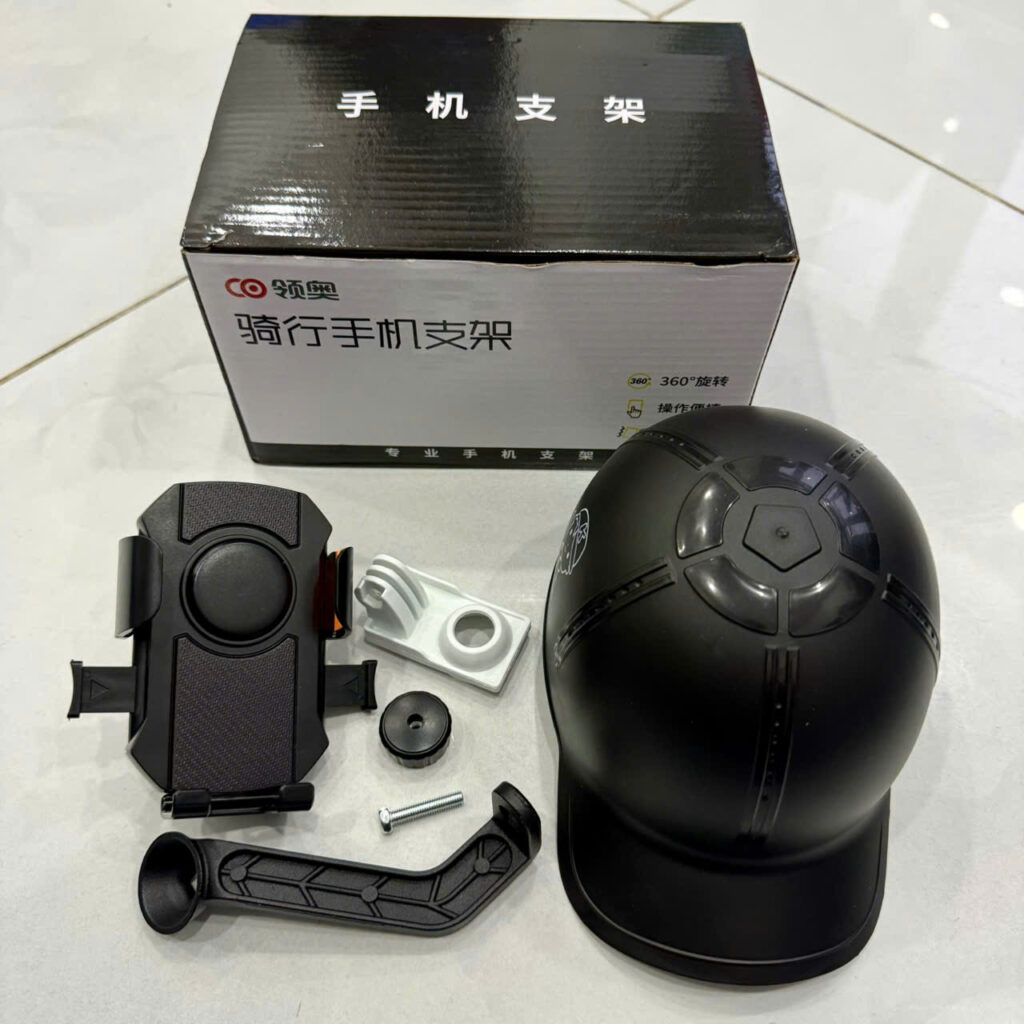 Kệ Xe Máy đỡ Điện Thoại Chân Gương MT-831 có mủ