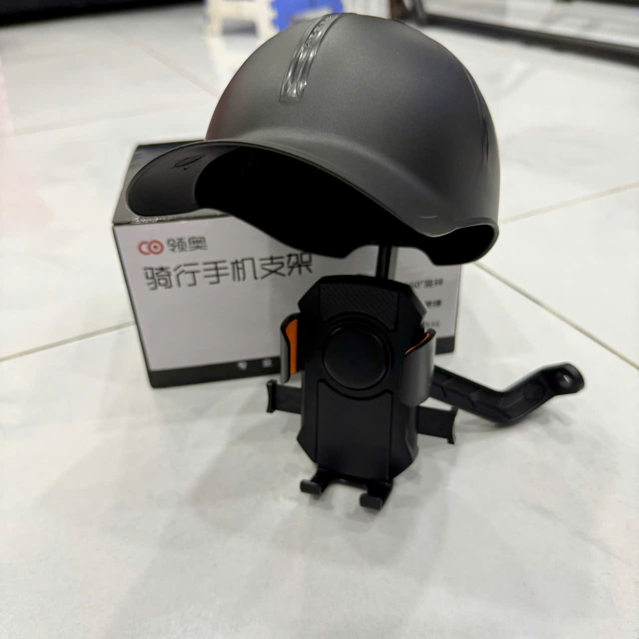 Kệ Xe Máy đỡ Điện Thoại Chân Gương MT-831 có mủ