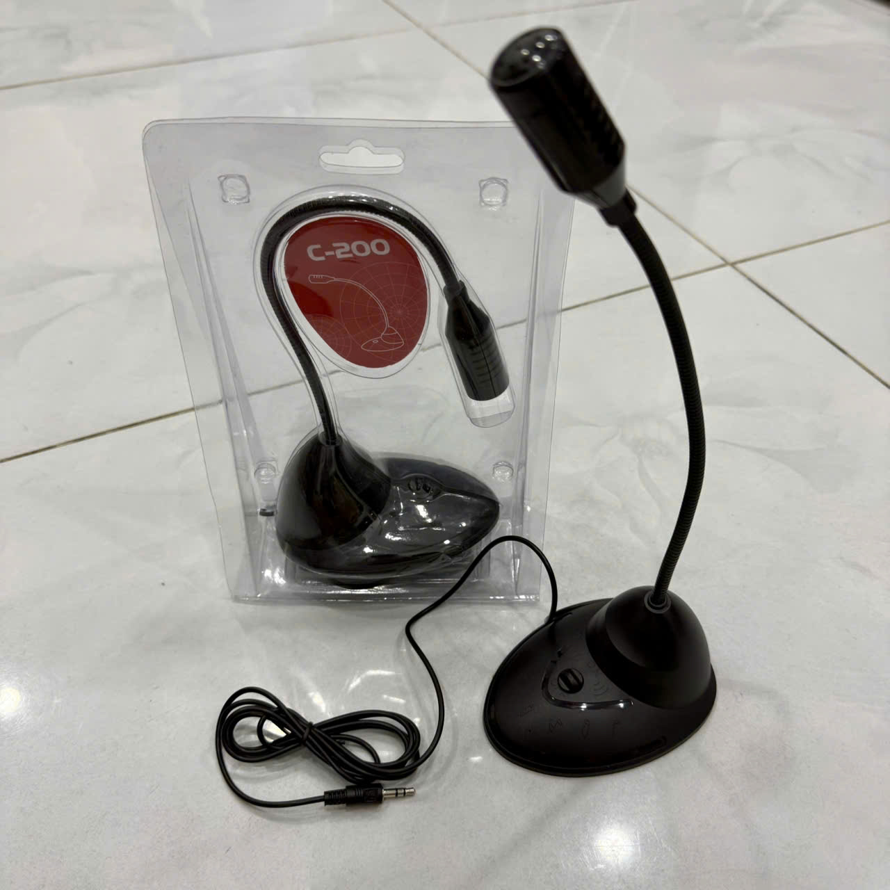 Microphone Cho Máy Tính C-200 Jack 3.5mm