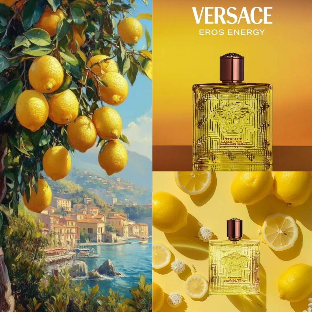 VERSACE EROS ENERGY - lấy cảm hứng từ vẻ đẹp ngoạn mục của bờ biển Địa Trung Hải.