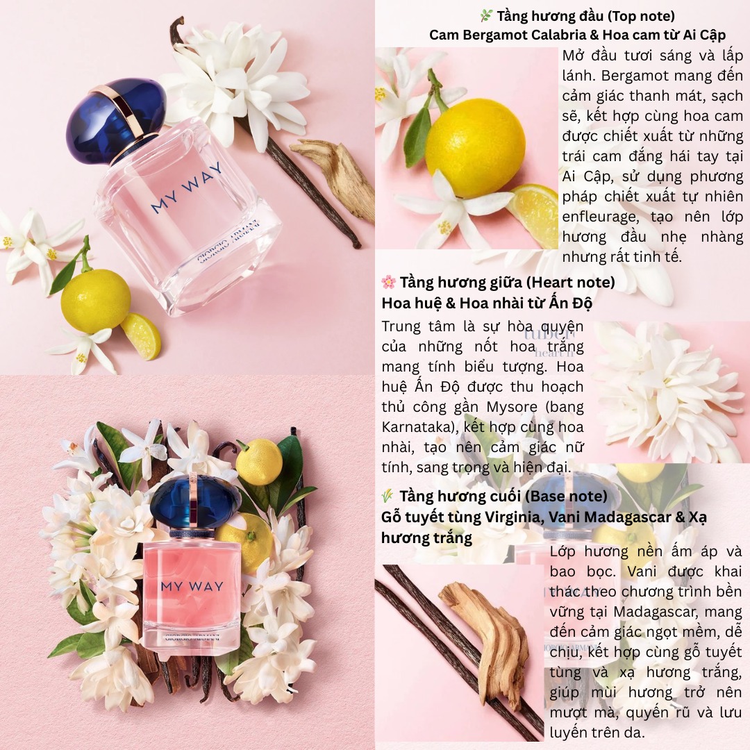 MY WAY EDP – Hành trình mùi hương của người phụ nữ hiện đại.