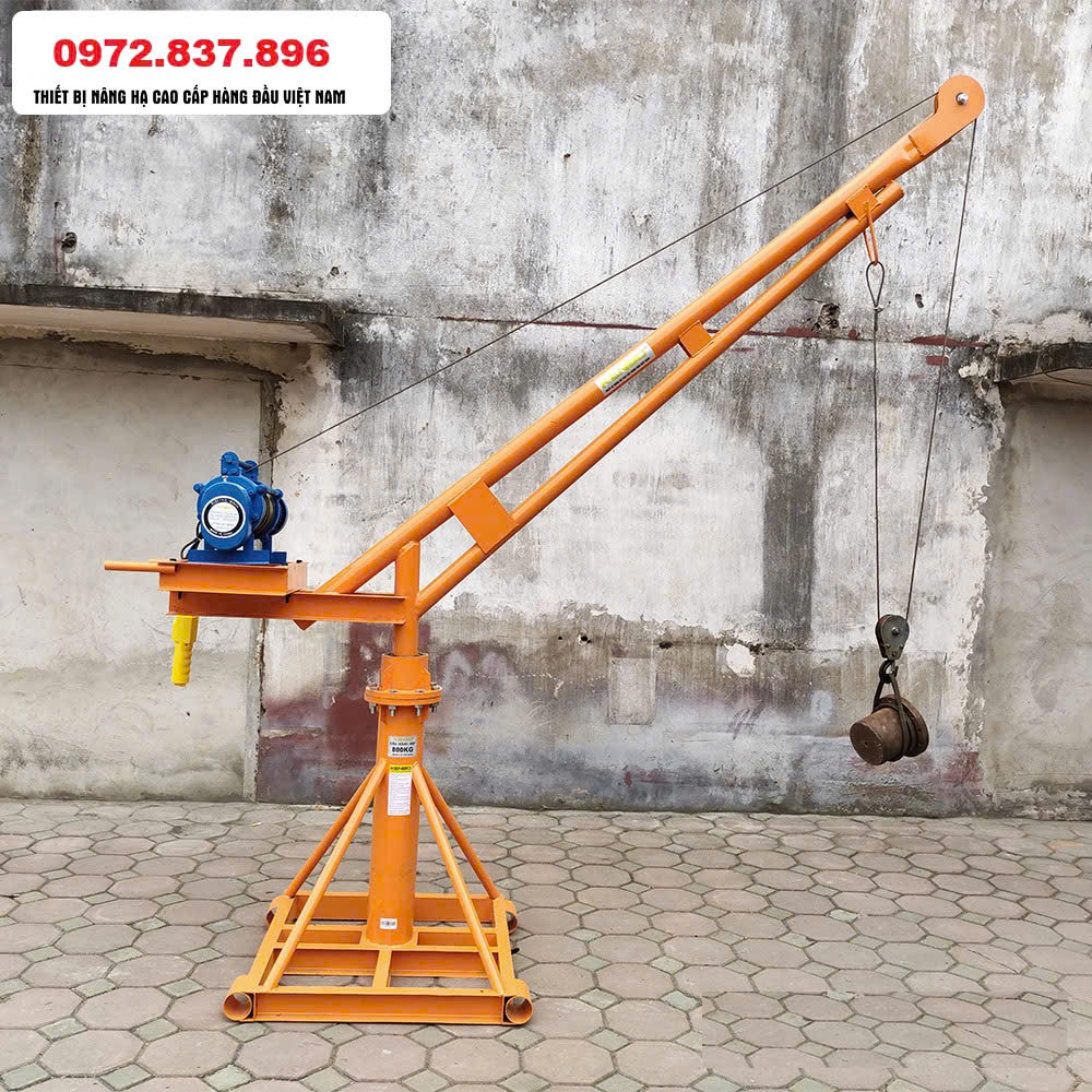 Khung Cẩu Xoay 360 Độ Kenbo KCX8-4 800Kg Đế Liền Trụ