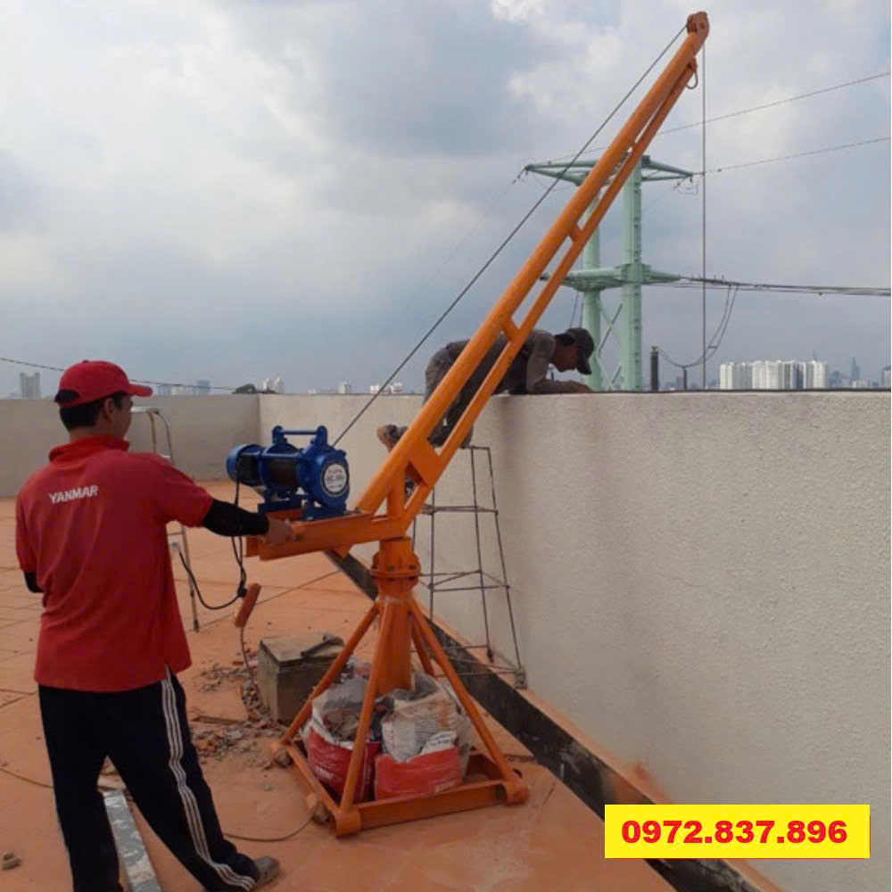 Khung Cẩu Xoay 360 Độ Kenbo KCX8-4 800Kg Đế Liền Trụ