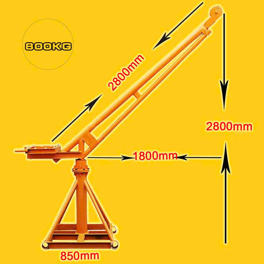 Khung Cẩu Xoay 360 Độ Kenbo KCX8-4 800Kg Đế Liền Trụ