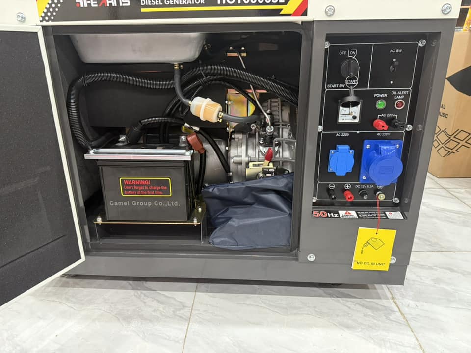 Máy Phát Điện Chạy Dầu HI-EARNS 7KW HG10000SE