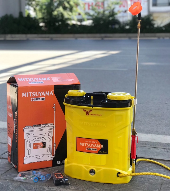 Bình phun xịt chạy điện 20L Mitsuyama TL-20D