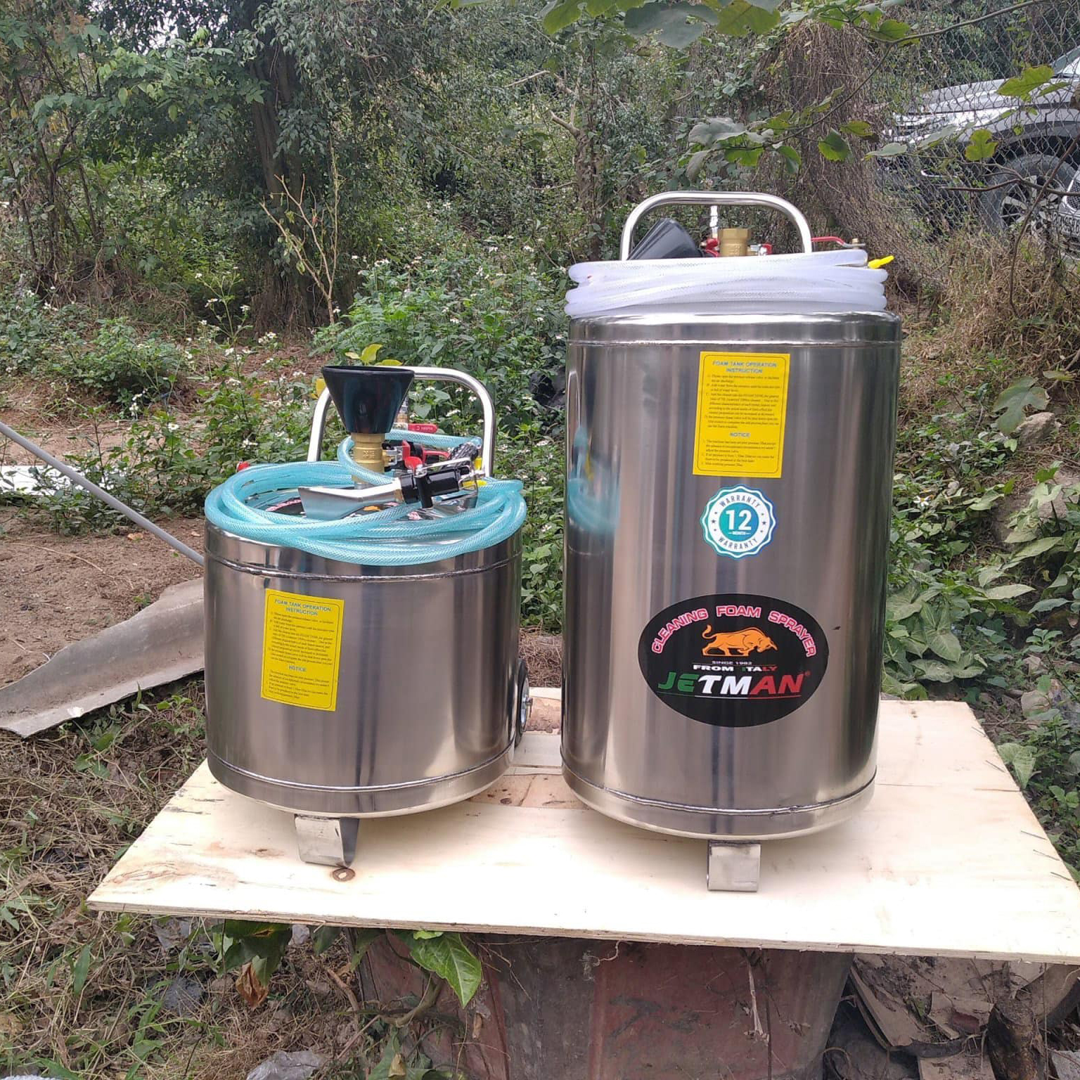 Bình Tạo Bọt Tuyết Jetman 40L Inox 304 BB304-40