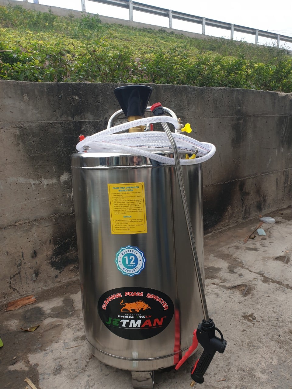 Bình Tạo Bọt Tuyết Jetman 80L Inox 201 BB201-80