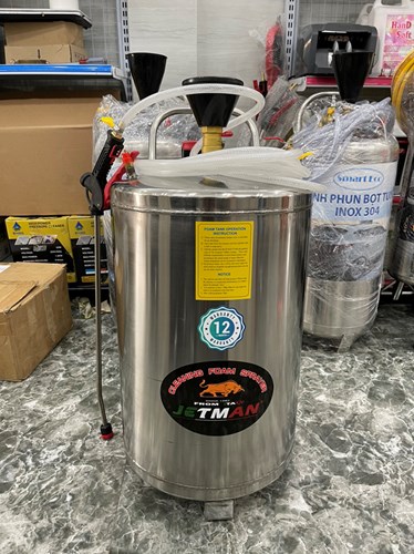 Bình Tạo Bọt Tuyết Jetman 80L Inox 304 BB304-80