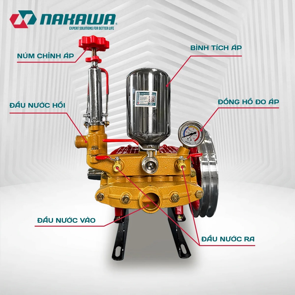 Đầu Phun Áp Lực 5HP Nakawa NK3098