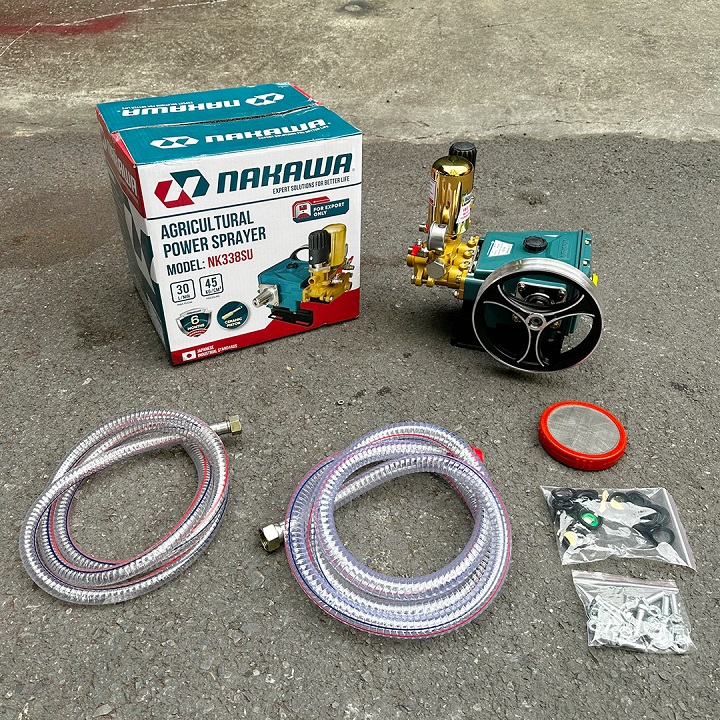 Đầu Phun Áp Lực 2HP Nakawa NK338SUH Piston Sứ