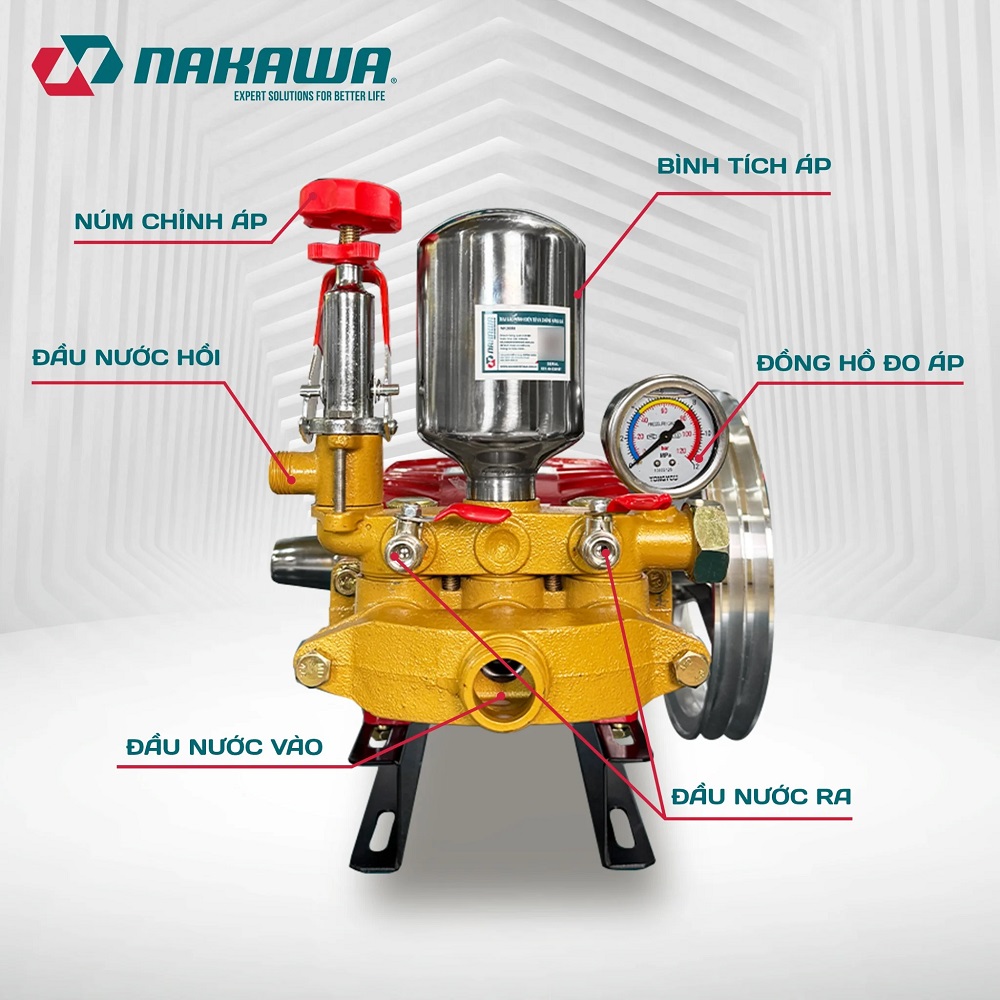 Đầu Phun Xịt Nakawa 3Hp NK-3058