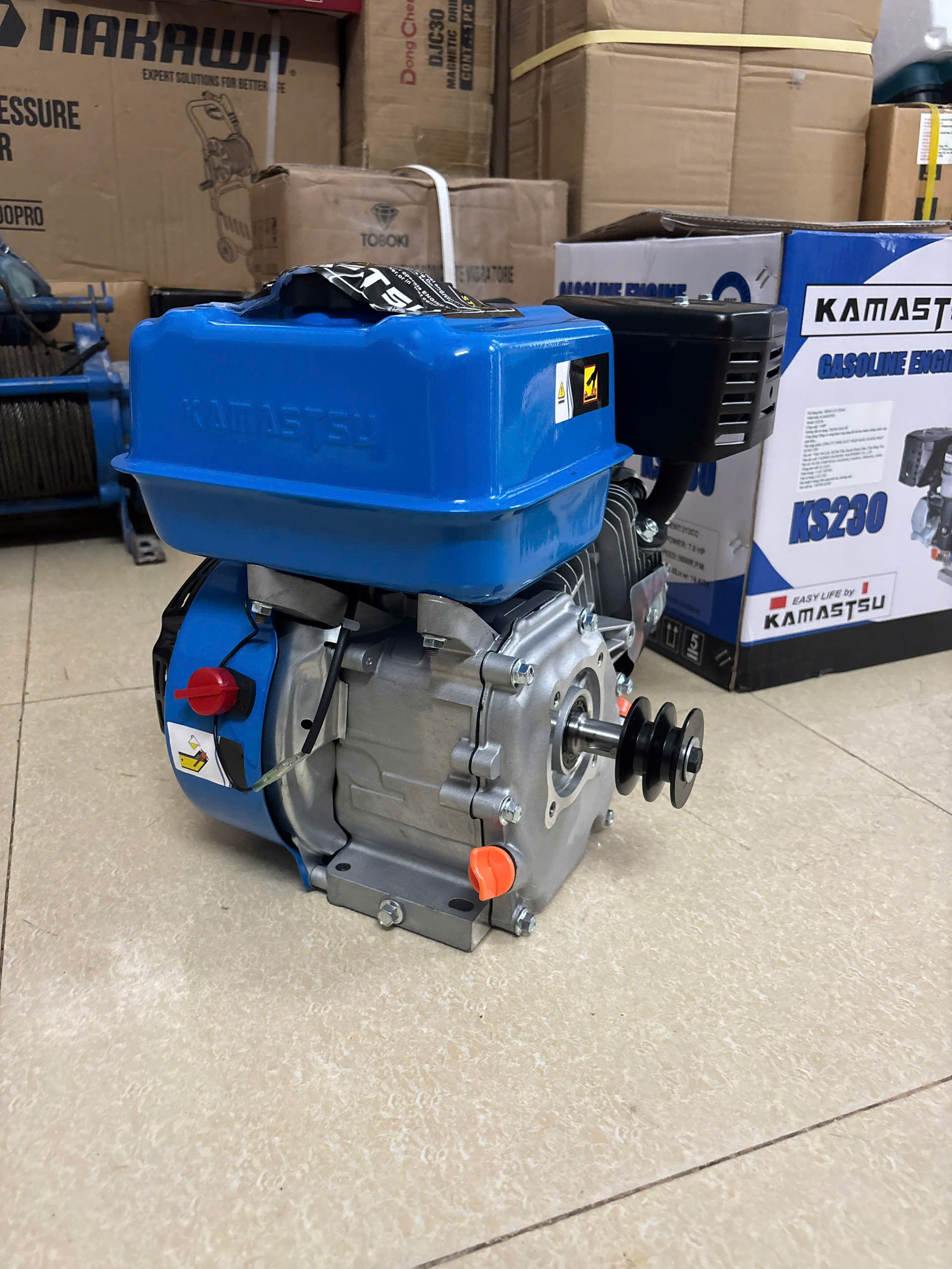 Động Cơ Xăng 6.5Hp Kamastsu KS200