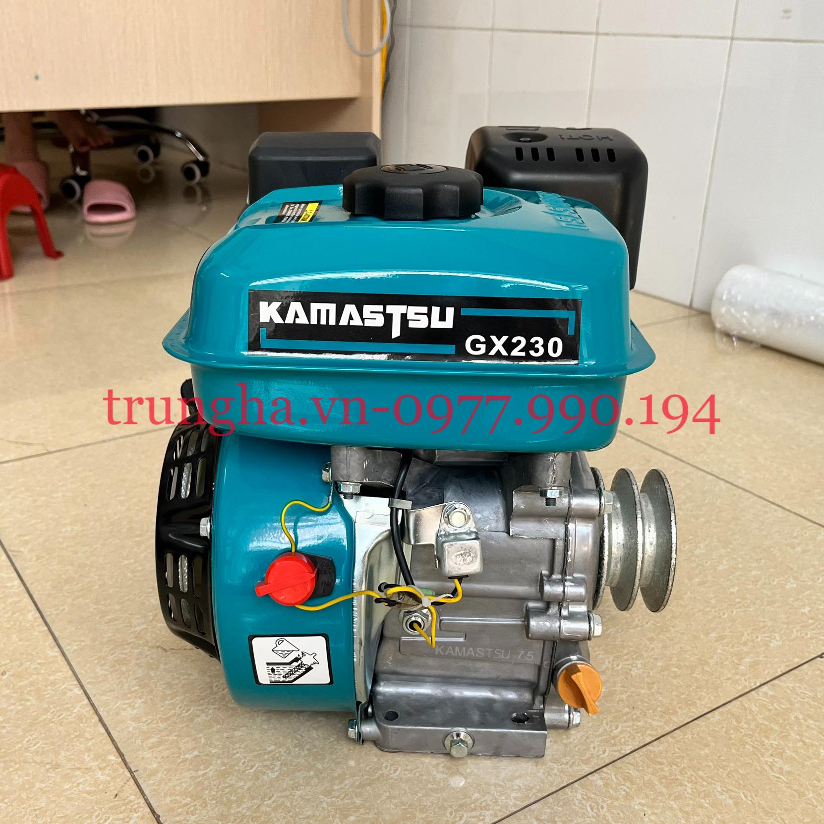 Động Cơ Xăng 7.5Hp Kamastsu Zen Hoa GX230