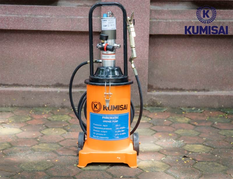 Máy Bơm Mỡ 12L Kumisai KMS-12S