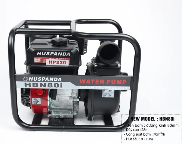 Máy Bơm Nước Cao Áp Huspanda 6.5HP HBN 50I